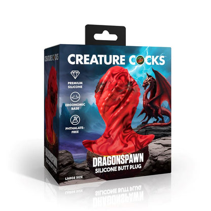 CREATURE COCKS - DRAGONSPAWN PLUG ANAL SILICONA TALLA L