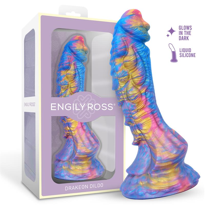 DILDOX BY ENGILY ROSS - DRAKEON DILDO DRAGÓN SILICONA LÍQUIDA 18 CM