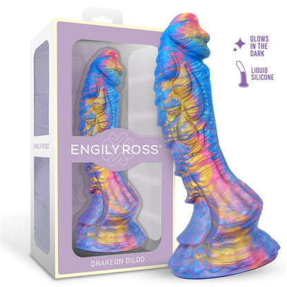 DILDOX BY ENGILY ROSS - DRAKEON DILDO DRAGÓN SILICONA LÍQUIDA 18 CM