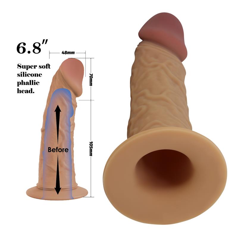 PRETTYLOVE - DRAVEN ARNÉS CON DILDO HUECO CON VIBRACIÓN