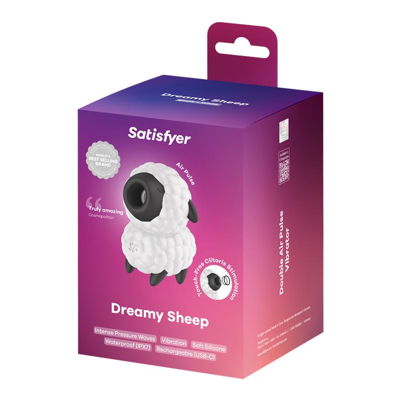 SATISFYER - DREAMY SHEEP SUCCIONADOR CON VIBRACIÓN