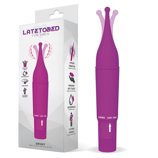 LATETOBED - DRIMY ESTIMULADOR EASY QUICK SILICONA PÚRPURA