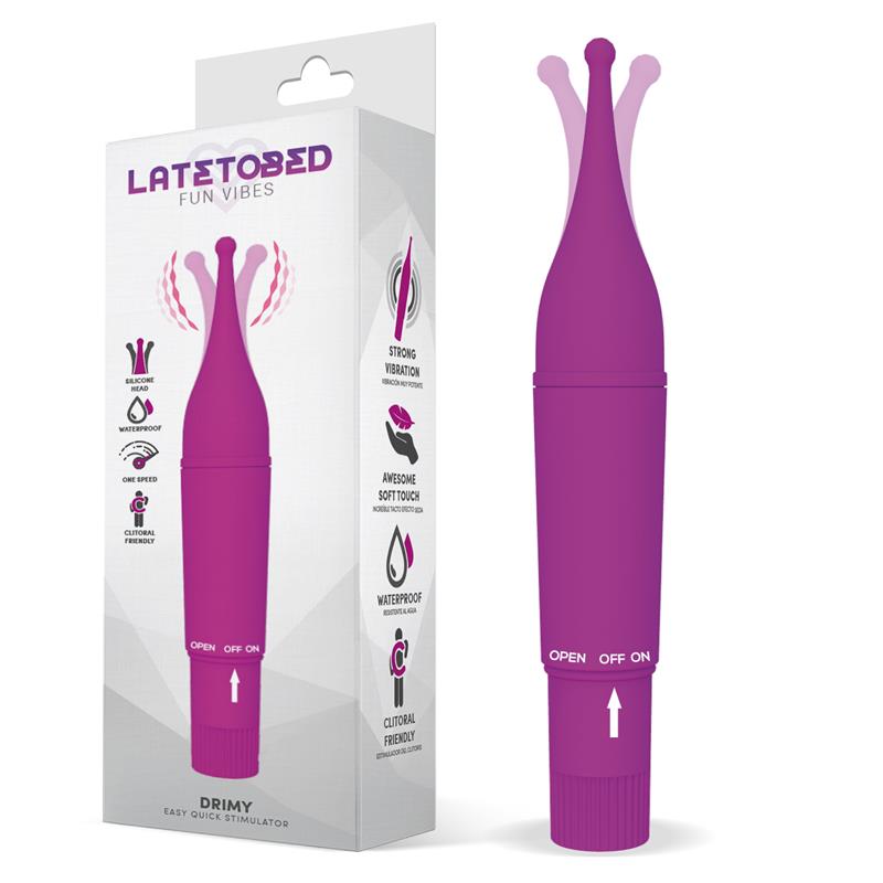 LATETOBED - DRIMY ESTIMULADOR EASY QUICK SILICONA PÚRPURA