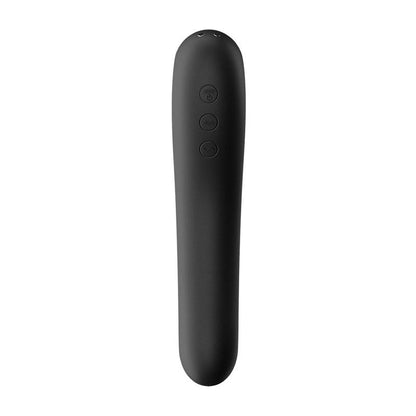 SATISFYER - DUAL KISS SUCCIONADOR Y VIBRADOR 2 EN 1 NEGRO