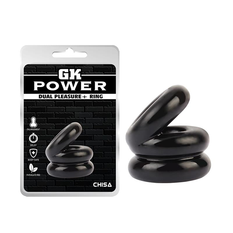 CHISA - DUAL PLEASURE+ ANILLO PARA PENE Y TESTICULOS