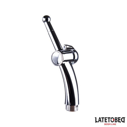 LATETOBED BDSM LINE - DUCHA ANAL CON SISTEMA DE CIERRE CROMADO