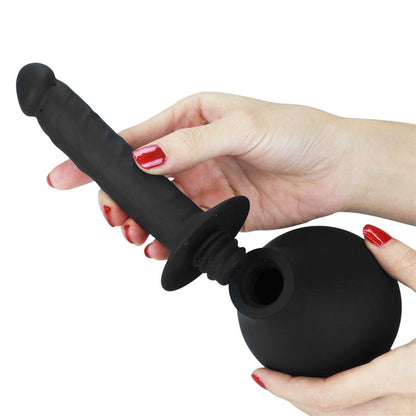 LOVETOY - DUCHA ANAL DELUXE DOUCHE NEGRO