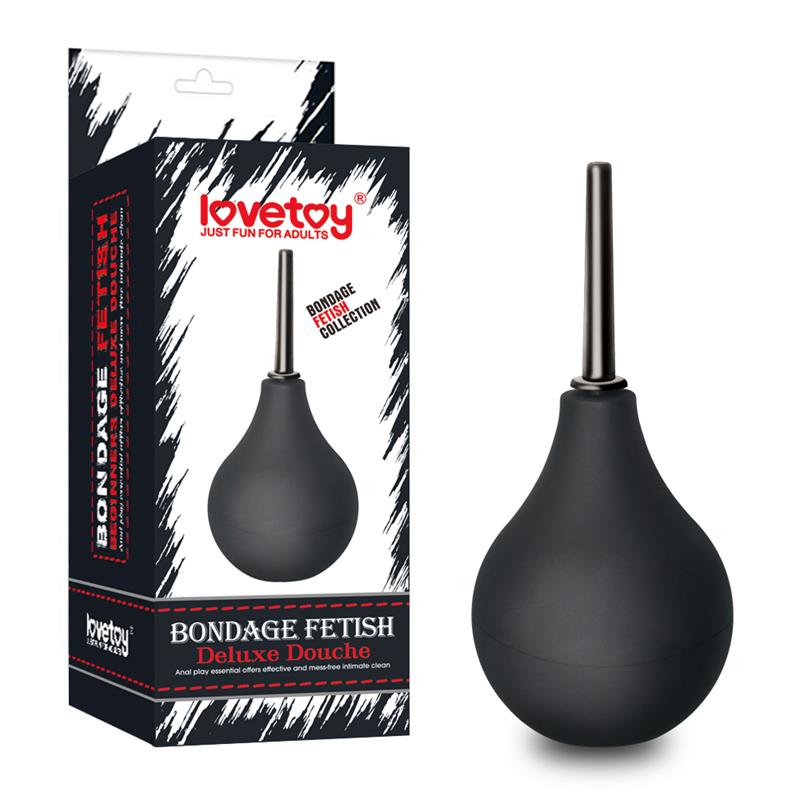 LOVETOY - DUCHA ANAL DELUXE DOUCHE NEGRO