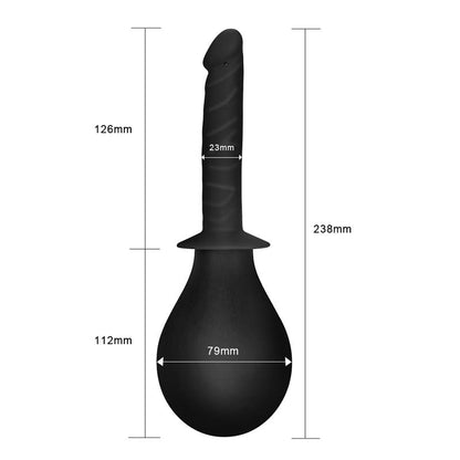 LOVETOY - DUCHA ANAL DELUXE DOUCHE NEGRO