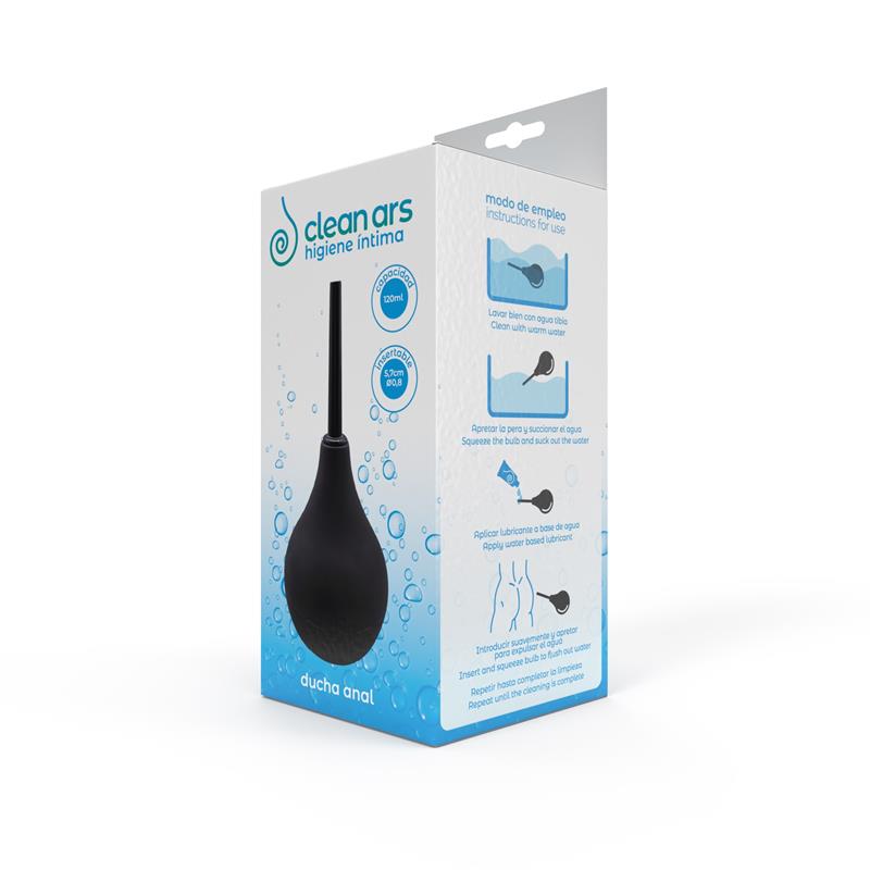 BODY ARS - DUCHA ANAL NEGRA 120 ML.