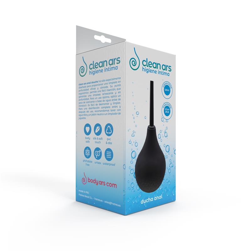 BODY ARS - DUCHA ANAL NEGRA 120 ML.
