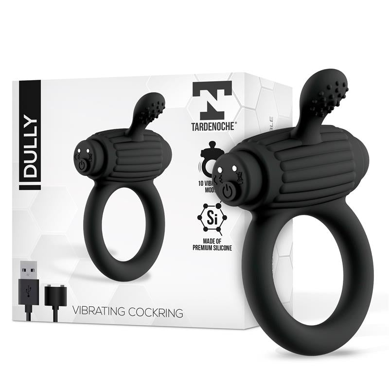 TARDENOCHE - DULLY ANILLO VIBRADOR SILICONA USB MAGNÉTICO