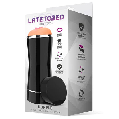 LATETOBED - DUPPLE MASTURBADOR DOBLE VAGINA Y BOCA