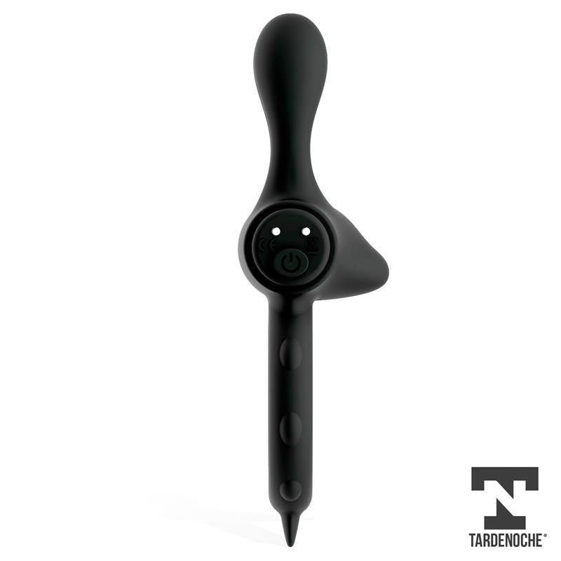 TARDENOCHE - EARZY ANILLO VIBRADOR CON CONTROL REMOTO USB MAGNÉTICO SILICONA