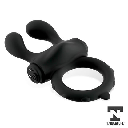 TARDENOCHE - EARZY ANILLO VIBRADOR CON CONTROL REMOTO USB MAGNÉTICO SILICONA