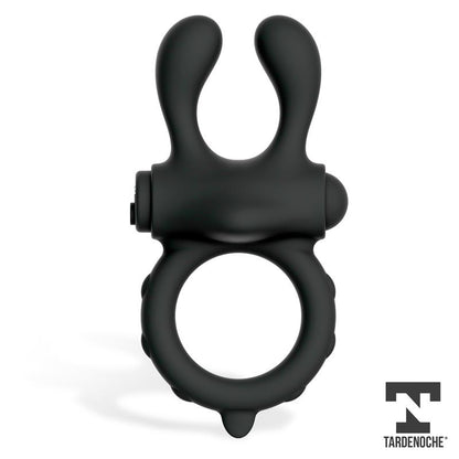 TARDENOCHE - EARZY ANILLO VIBRADOR CON CONTROL REMOTO USB MAGNÉTICO SILICONA
