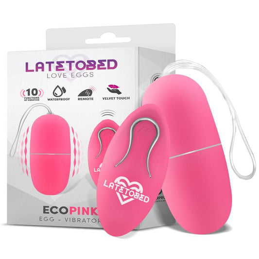 LATETOBED - ECOPINK HUEVO VIBRADOR CON CONTROL REMOTO