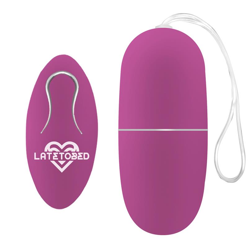 LATETOBED - ECOPURPLE HUEVO VIBRADOR CON CONTROL REMOTO
