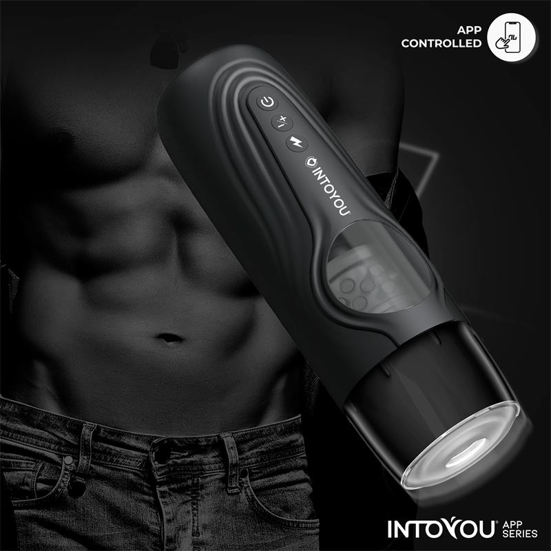 INTOYOU APP SERIES - EGOR MASTURBADOR MASCULINO CON ROTACIÓN Y THRUSTING CON APP