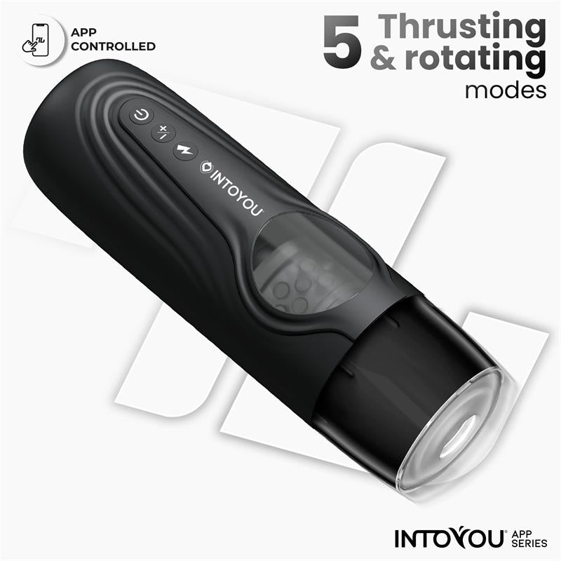 INTOYOU APP SERIES - EGOR MASTURBADOR MASCULINO CON ROTACIÓN Y THRUSTING CON APP