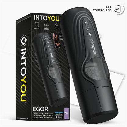 INTOYOU APP SERIES - EGOR MASTURBADOR MASCULINO CON ROTACIÓN Y THRUSTING CON APP