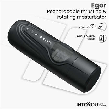 INTOYOU APP SERIES - EGOR MASTURBADOR MASCULINO CON ROTACIÓN Y THRUSTING CON APP