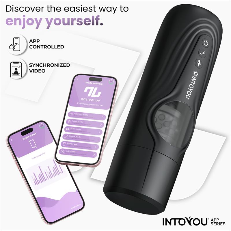 INTOYOU APP SERIES - EGOR MASTURBADOR MASCULINO CON ROTACIÓN Y THRUSTING CON APP