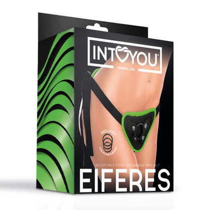 INTOYOU SHINING LINE - EIFERES ARNÉS AJUSTABLE ESTILO CORSET QUE BRILLA EN LA OSCURIDAD
