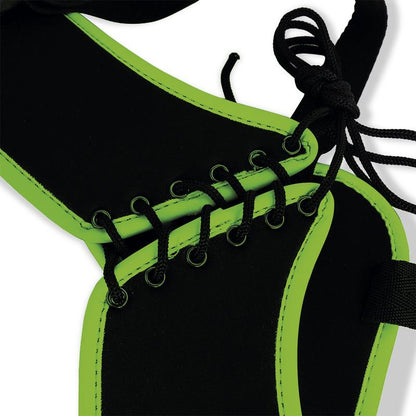 INTOYOU SHINING LINE - EIFERES ARNÉS AJUSTABLE ESTILO CORSET QUE BRILLA EN LA OSCURIDAD