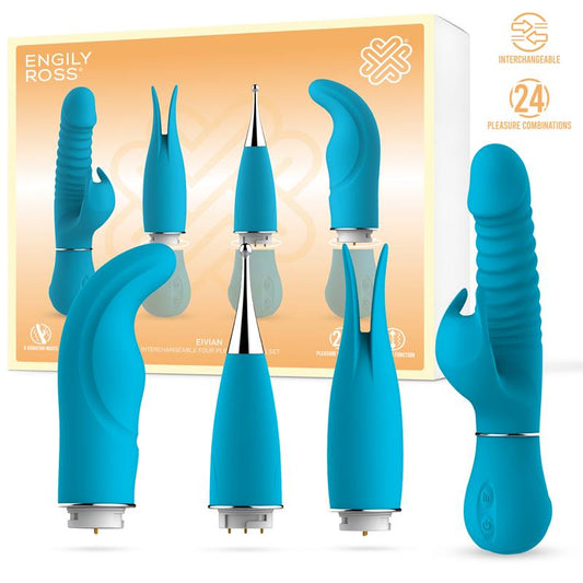 ENGILY ROSS - EIVIAN SET 4 PIEZAS INTERCAMBIABLES VIBRACIÓN Y THRUSTING