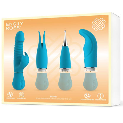 ENGILY ROSS - EIVIAN SET 4 PIEZAS INTERCAMBIABLES VIBRACIÓN Y THRUSTING