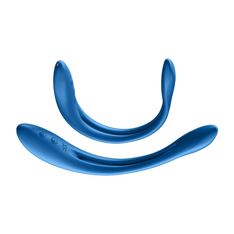 SATISFYER - ELASTIC GAME ESTIMULADOR FLEXIBLE AZUL
