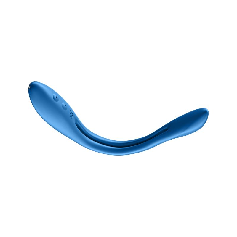 SATISFYER - ELASTIC GAME ESTIMULADOR FLEXIBLE AZUL