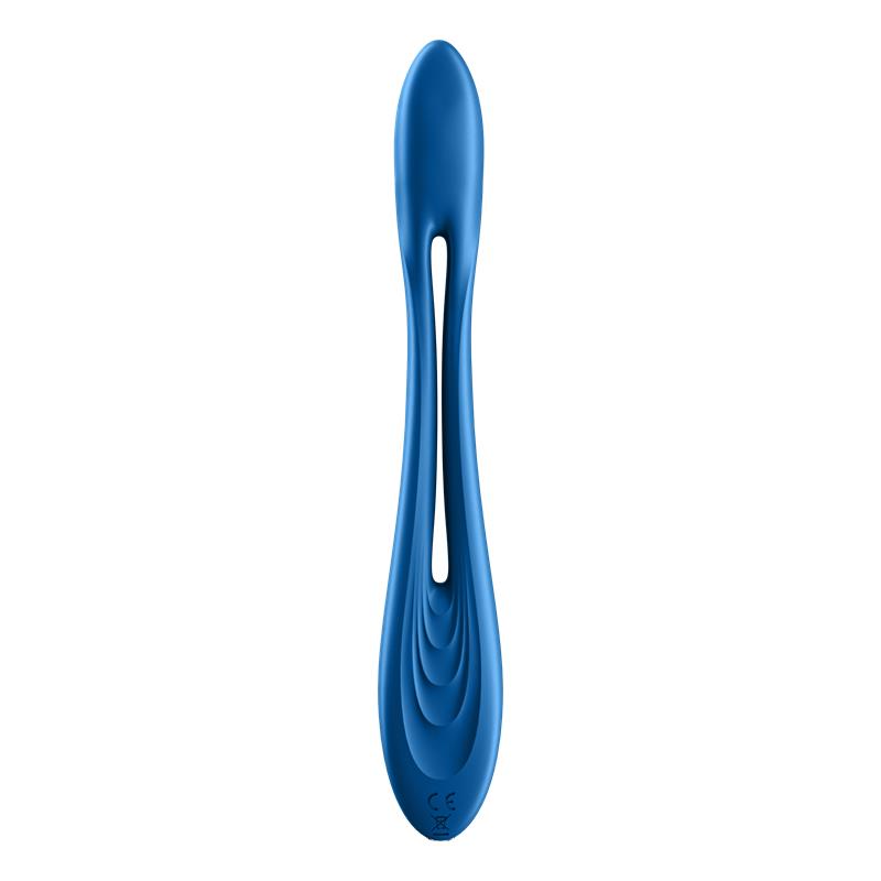 SATISFYER - ELASTIC GAME ESTIMULADOR FLEXIBLE AZUL
