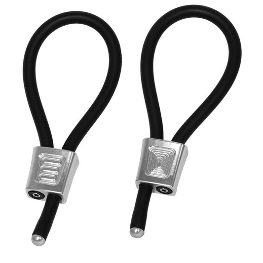 ELECTRASTIM - ELECTRALOOPS PRESTIGE SET DE 2 ANILLOS PARA EL PENE PLATEADO