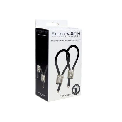 ELECTRASTIM - ELECTRALOOPS PRESTIGE SET DE 2 ANILLOS PARA EL PENE PLATEADO