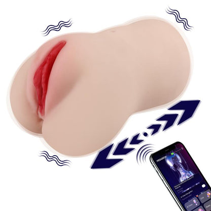 XISE - ELIZA VAGINA Y ANO CON VIBRACIÓN, THRUSTING Y APP 1.83 KG