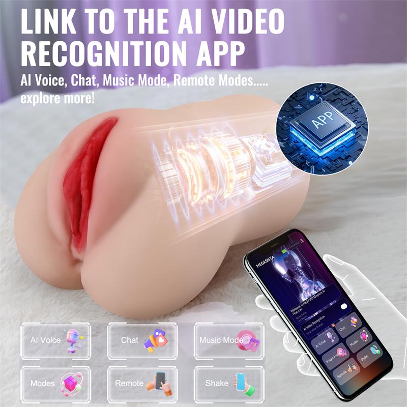 XISE - ELIZA VAGINA Y ANO CON VIBRACIÓN, THRUSTING Y APP 1.83 KG