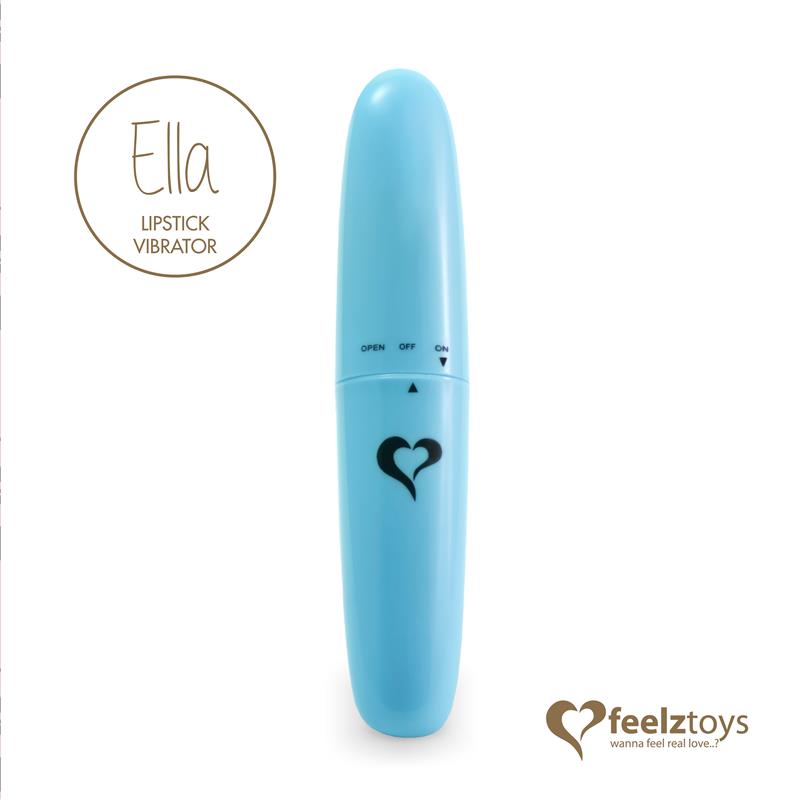 FEELZTOYS - ELLA LIPSTICK VIBRADOR LIGHT BLUE