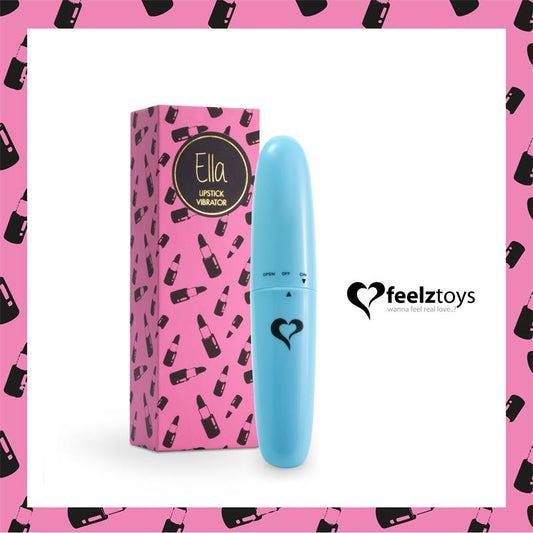 FEELZTOYS - ELLA LIPSTICK VIBRADOR LIGHT BLUE