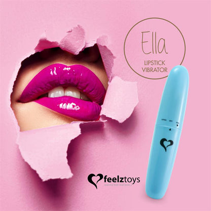 FEELZTOYS - ELLA LIPSTICK VIBRADOR LIGHT BLUE