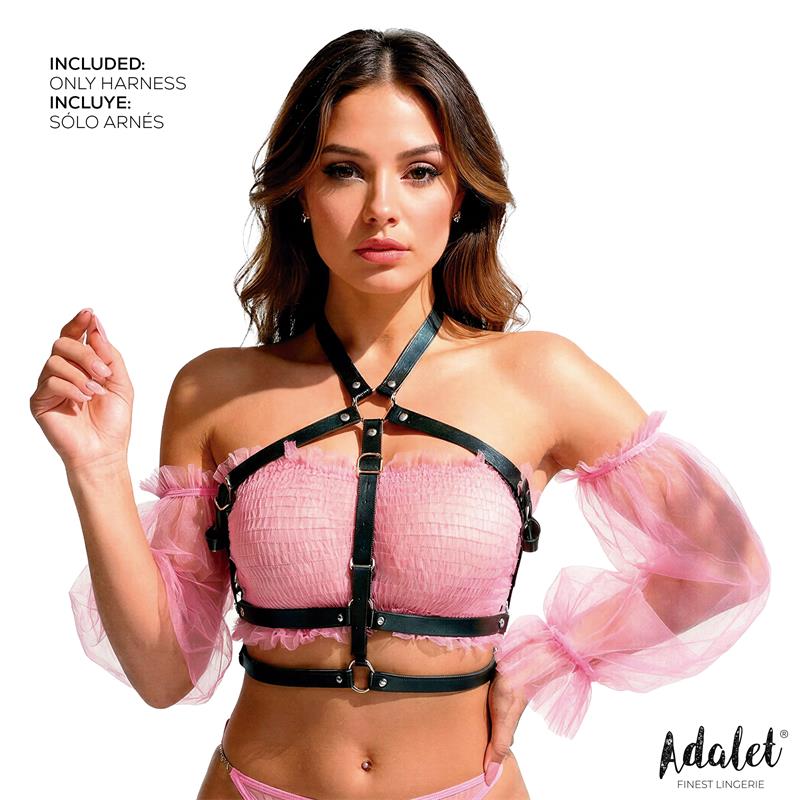 ADALET LINGERIE - ELVA ARNÉS DE PECHO CUERO VEGANO TALLA ÚNICA