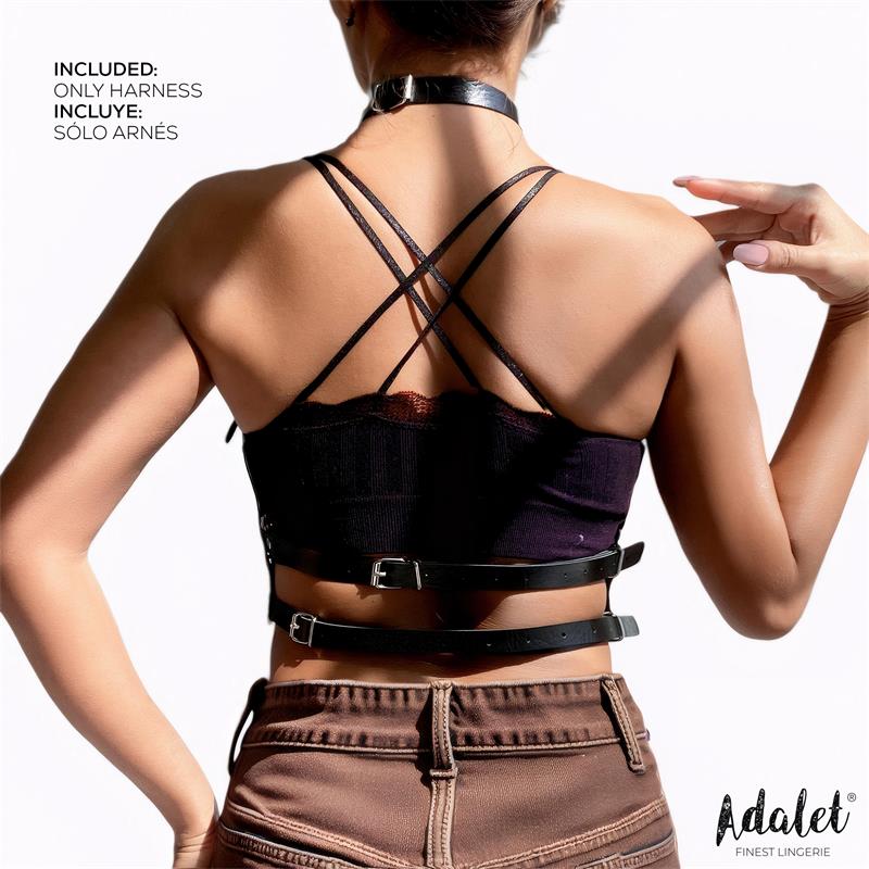 ADALET LINGERIE - ELVA ARNÉS DE PECHO CUERO VEGANO TALLA ÚNICA