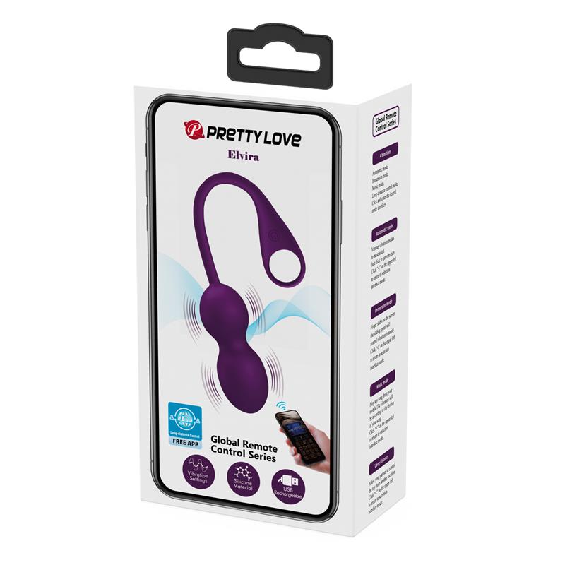 PRETTYLOVE - ELVIRA BOLAS KEGEL CON VIBRACIÓN Y APP