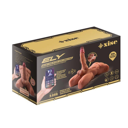 XISE - ELY TORSO CON DILDO DESMONTABLE, THRUSTING Y APP 4.1 KG