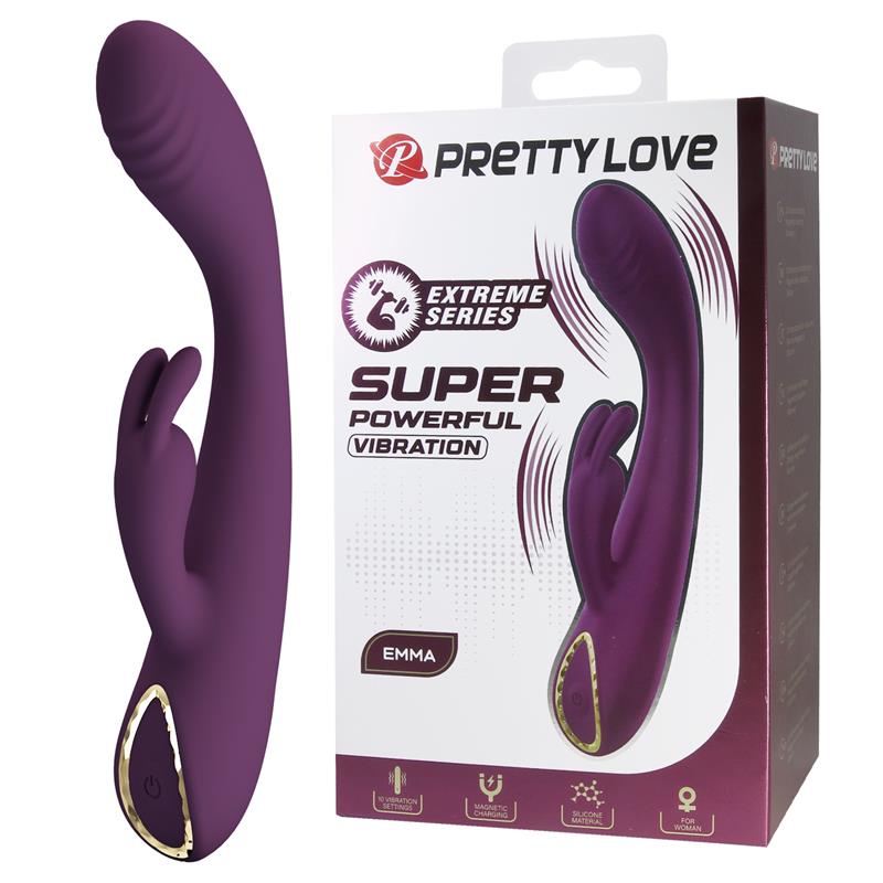 PRETTYLOVE - EMMA VIBRADOR CON CONEJITO