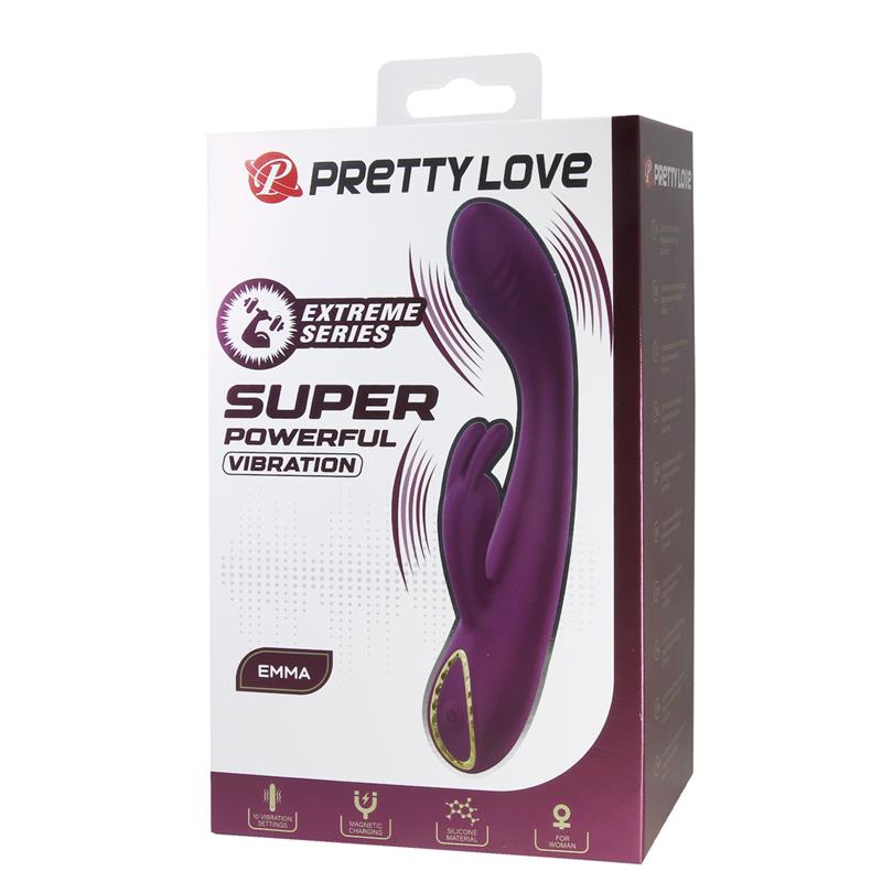 PRETTYLOVE - EMMA VIBRADOR CON CONEJITO