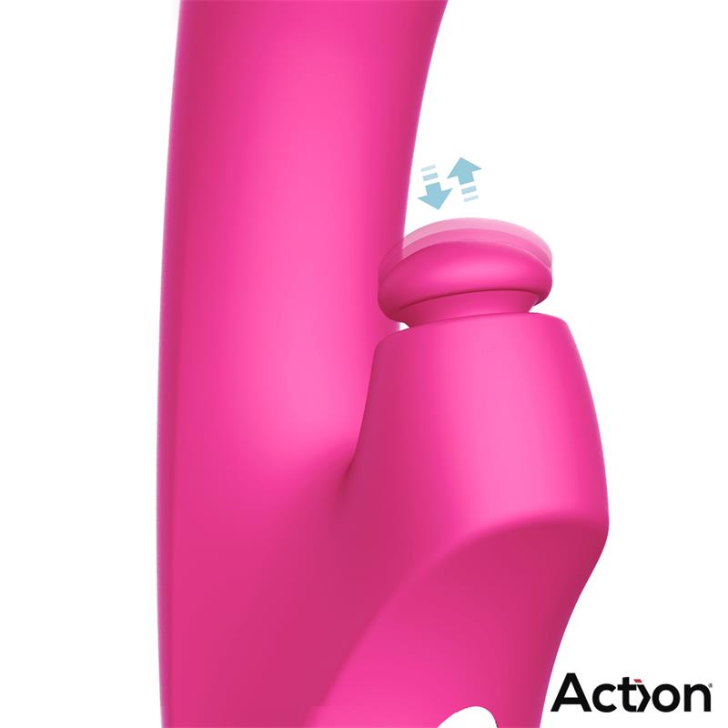 ACTION - ENLES VIBRADOR CON BEATING BALL, THRUSTING Y FUNCIÓN DE CALOR