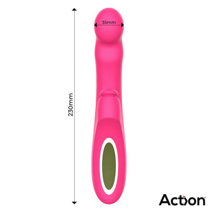 ACTION - ENLES VIBRADOR CON BEATING BALL, THRUSTING Y FUNCIÓN DE CALOR