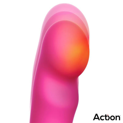 ACTION - ENLES VIBRADOR CON BEATING BALL, THRUSTING Y FUNCIÓN DE CALOR